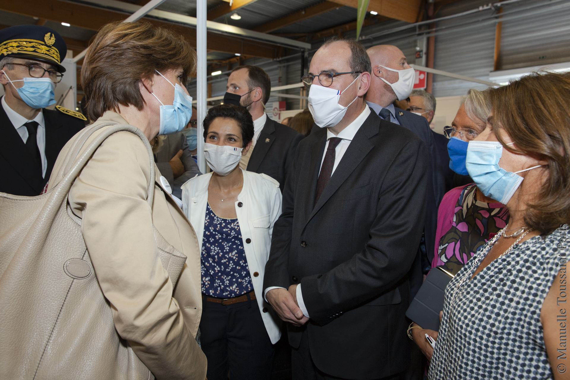 Sophie Boissard et Jean Castex au Salon Jeunes d'Avenir