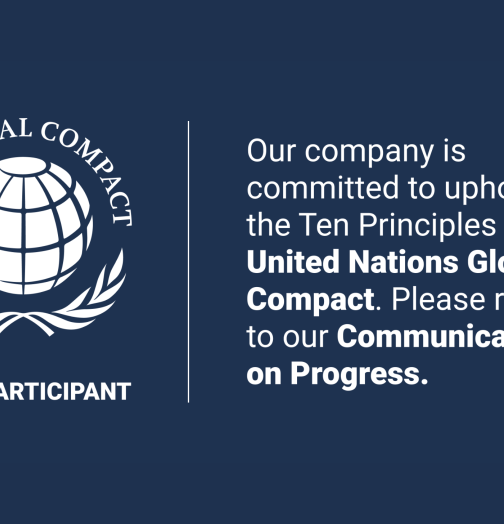UN Global Compact 2026 Participant | Our company is committed to upholding the Ten Principles of the Unitedt Nations Global Compact