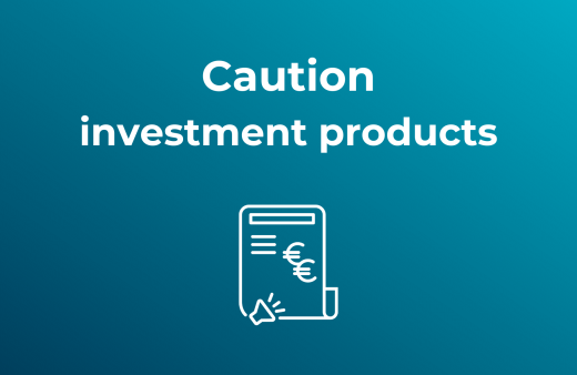 Caution investment products