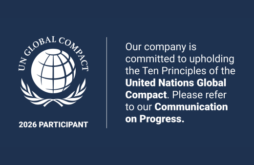 UN Global Compact 2026 Participant | Our company is committed to upholding the Ten Principles of the Unitedt Nations Global Compact