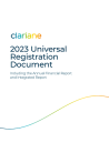 2023 Universal Registration Document